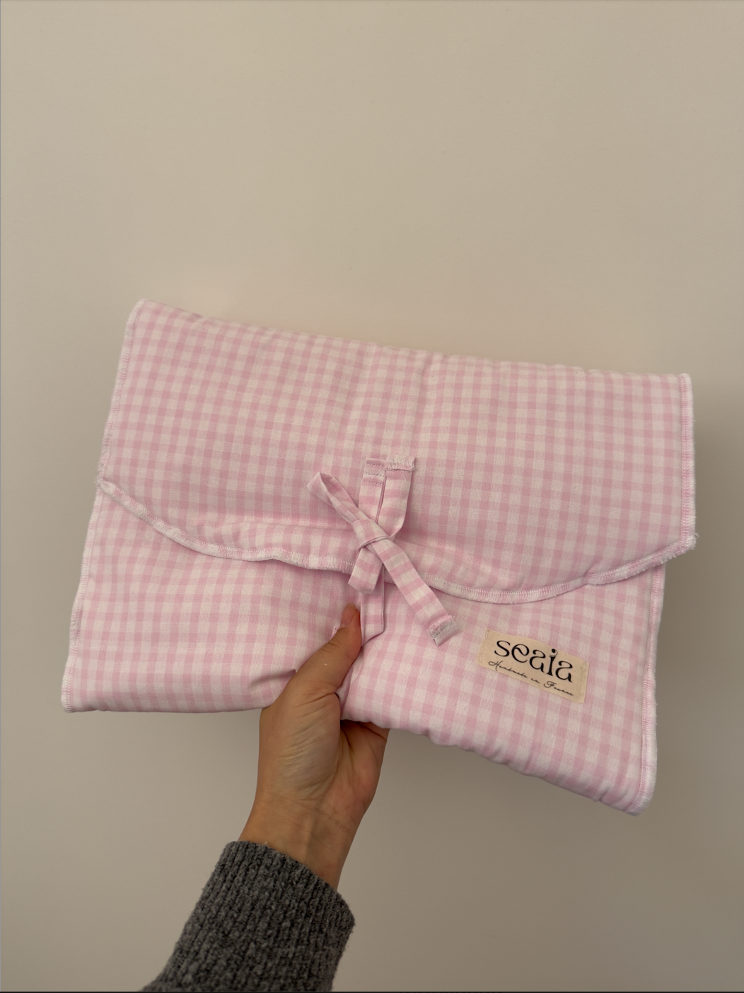 Pochette ordinateur⎪Vichy Retro