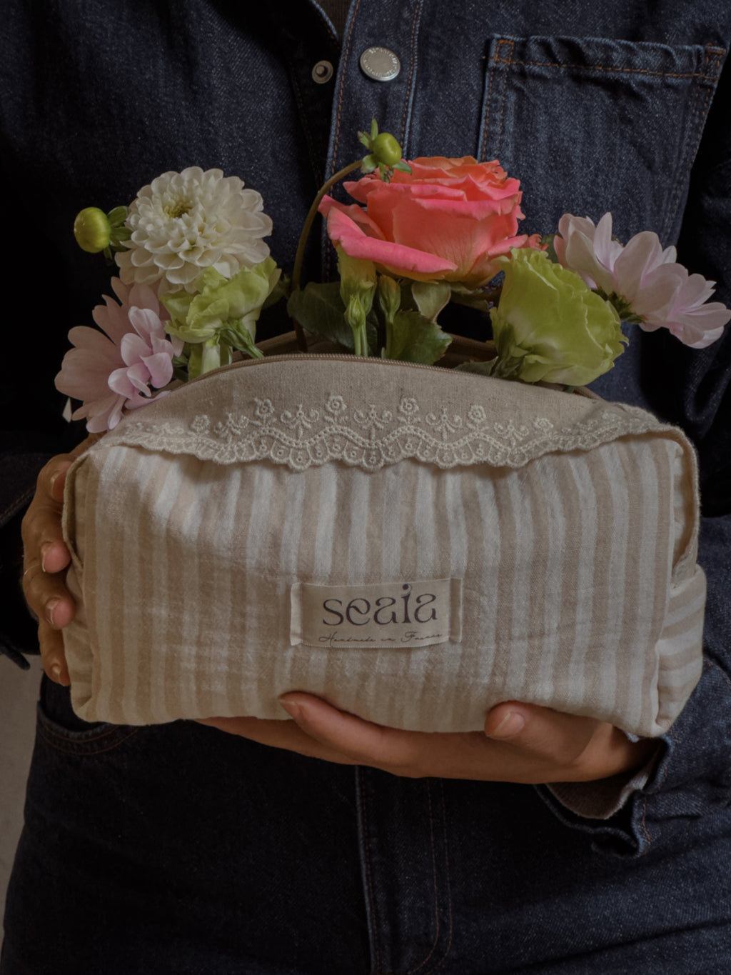 Trousse de toilette⎪Sandie en dentelle