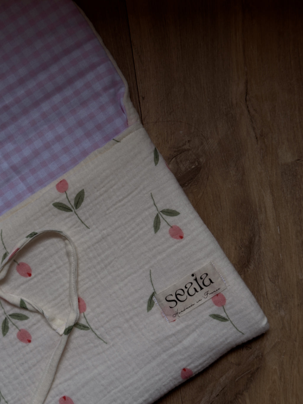 Pochette ordinateur⎪Flora Vichy Retro