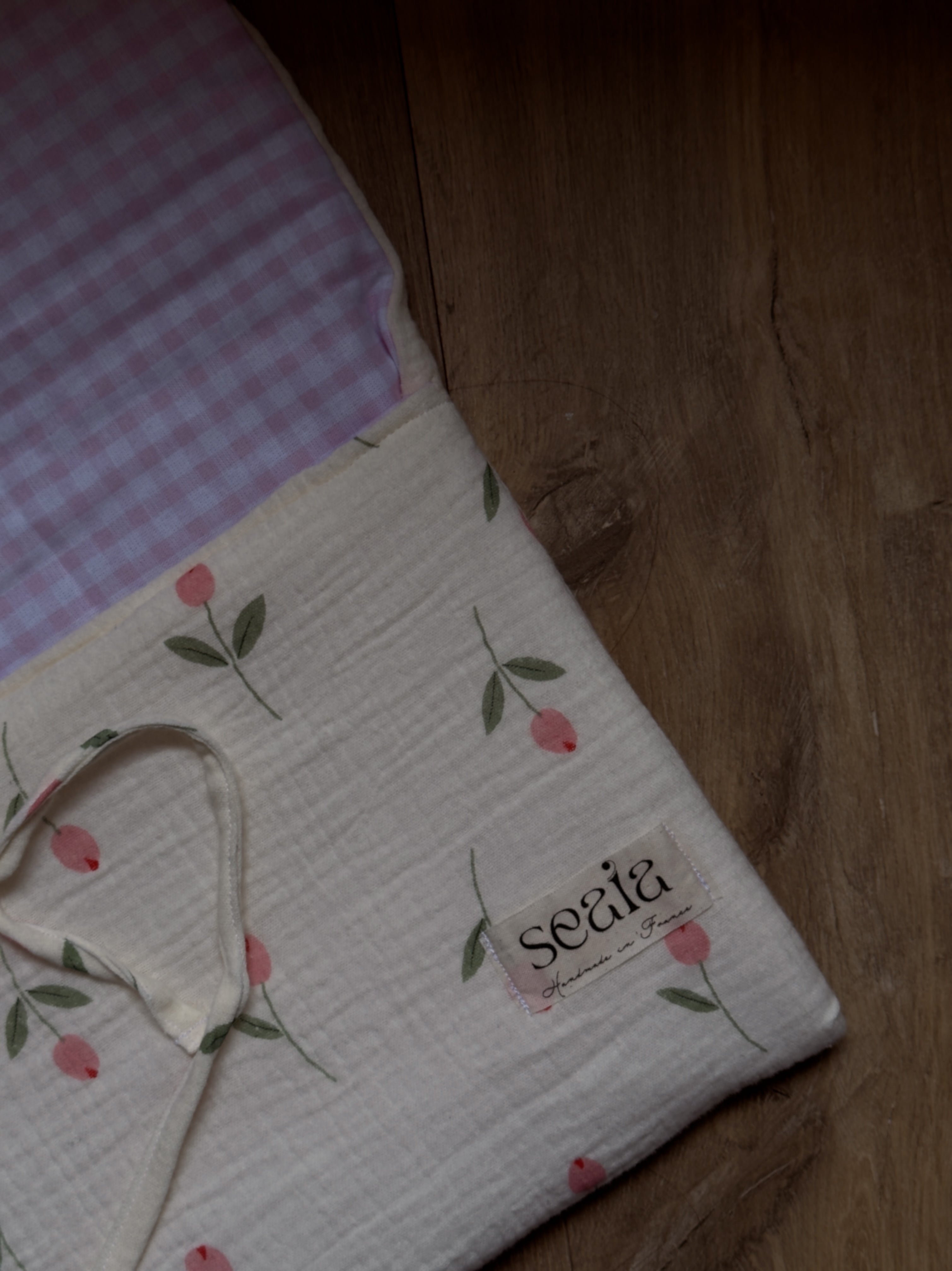 Pochette ordinateur⎪Flora Vichy Retro