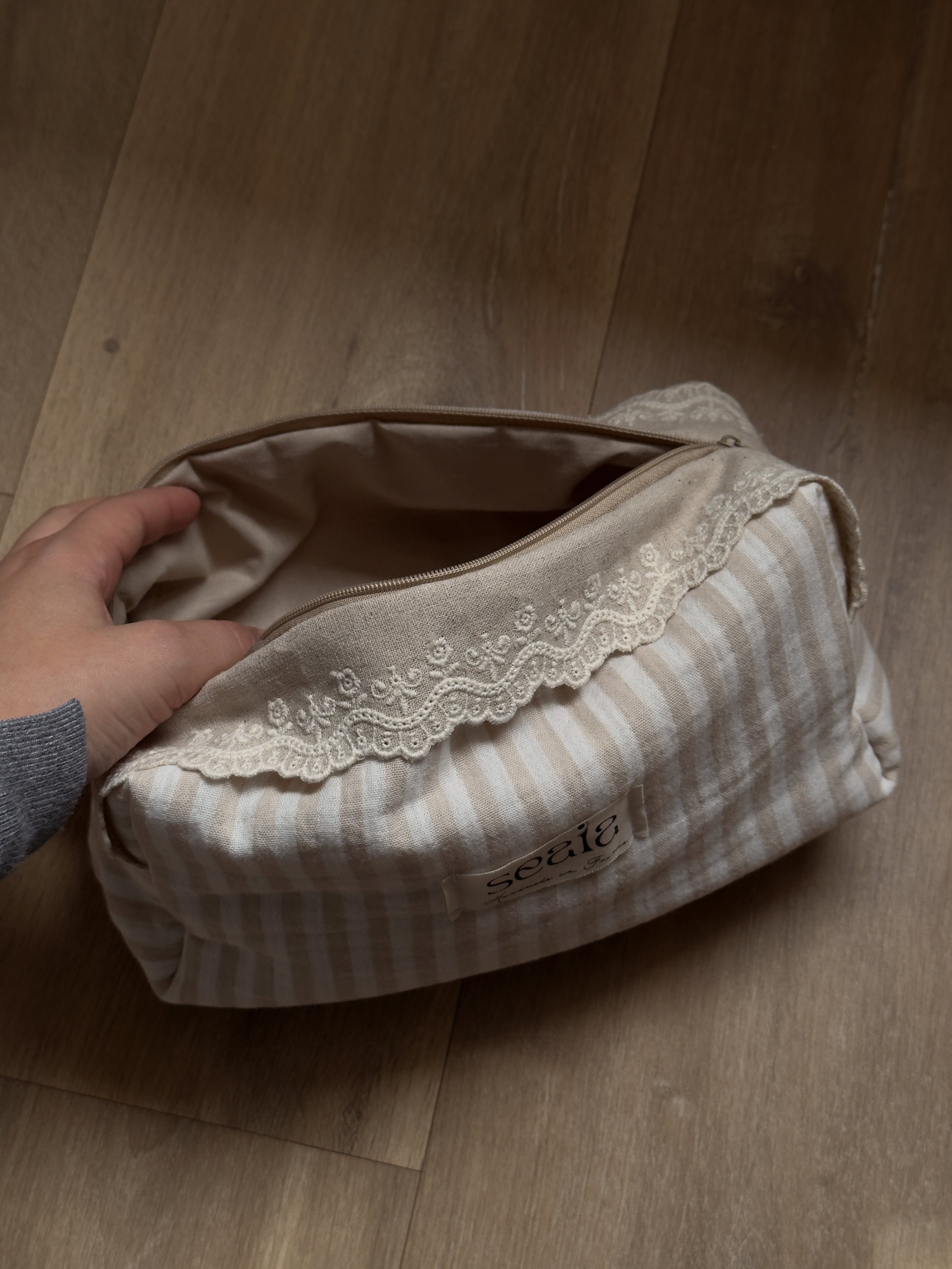 Trousse de toilette⎪Sandie en dentelle